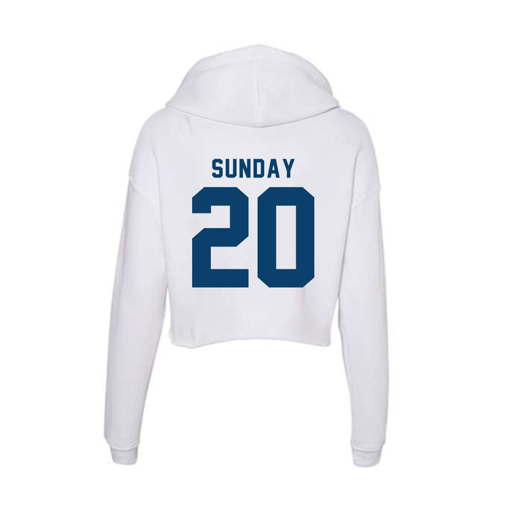 Saint Peter's - NCAA Women's Basketball : Reilly Sunday - Women's Crop Fleece Hoodie-3