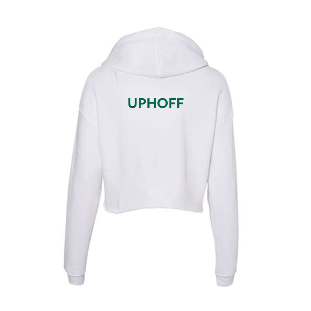 Illinois Wesleyan - NCAA Men's Track & Field : Keagan Uphoff - Women's Crop Fleece Hoodie-1