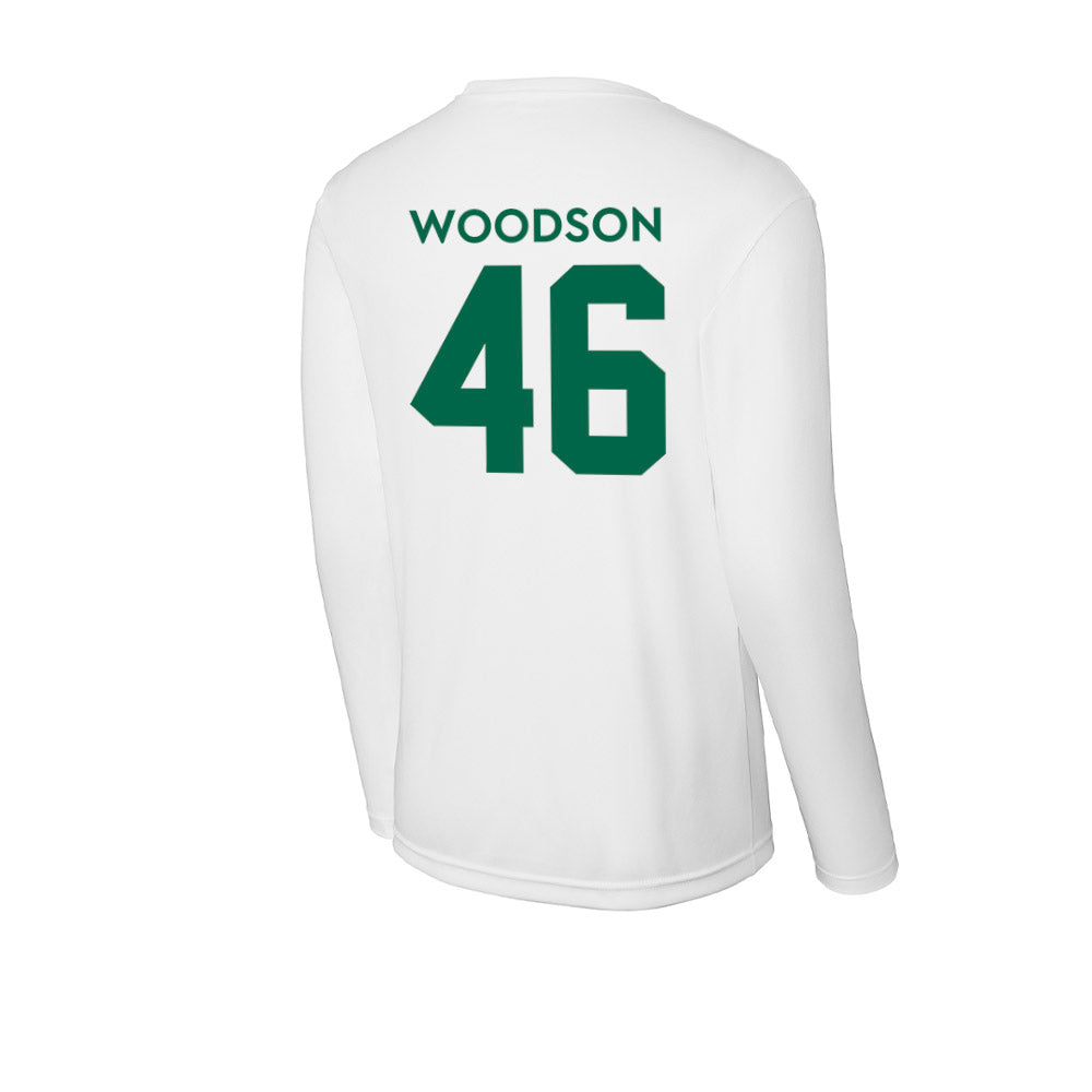 Illinois Wesleyan - NCAA Football : Melchizedek Woodson - Activewear Long Sleeve T-Shirt