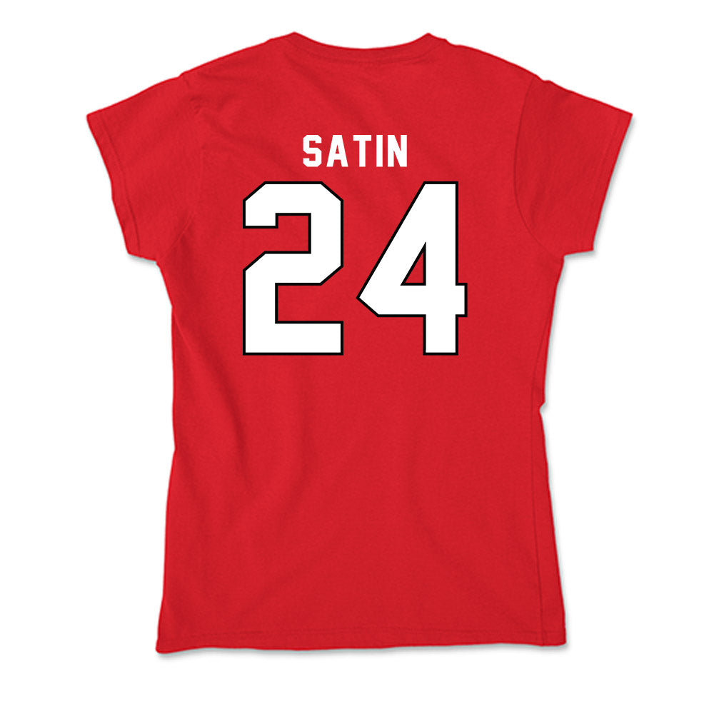 Tampa - NCAA Baseball : Robert Satin - Soft Style Women’s T-Shirt-3