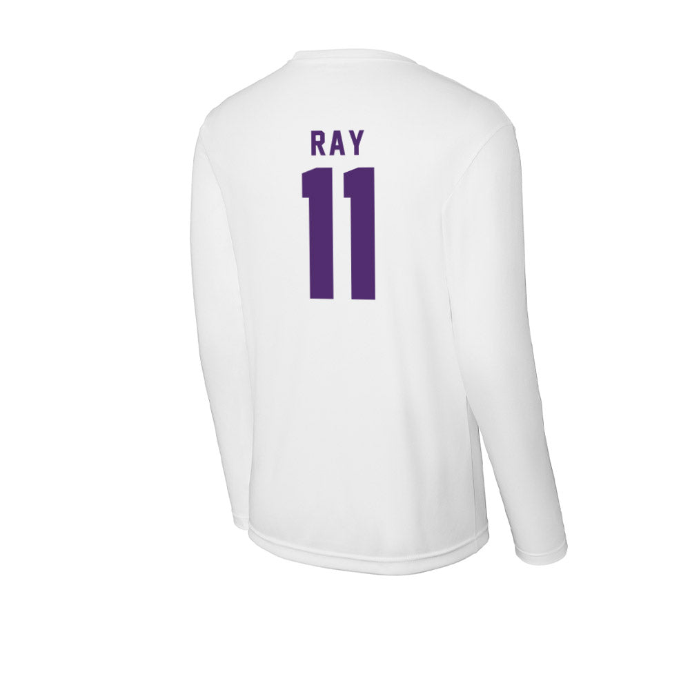 Albion - NCAA Men's Basketball : Dwayne Ray - Activewear Long Sleeve T-Shirt-1