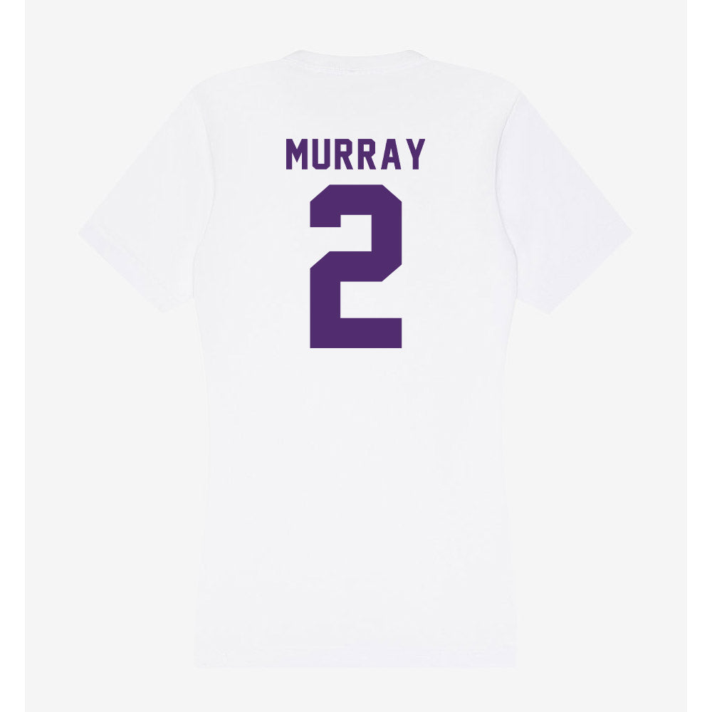 Albion - NCAA Football : Ali Murray - Women's V-Neck T-Shirt-1