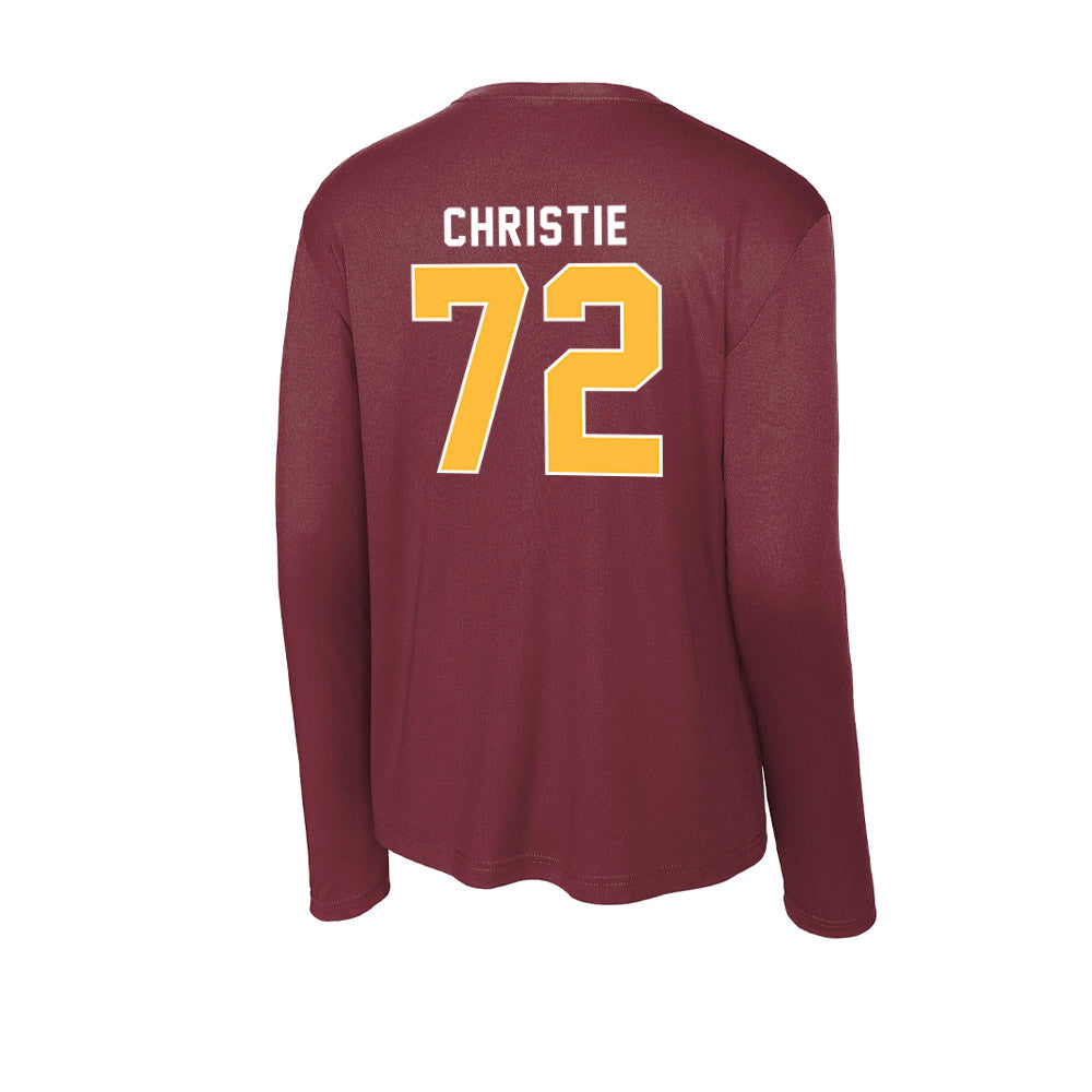 UMN Duluth - NCAA Football : Dylan Christie - Activewear Long Sleeve T-Shirt-1