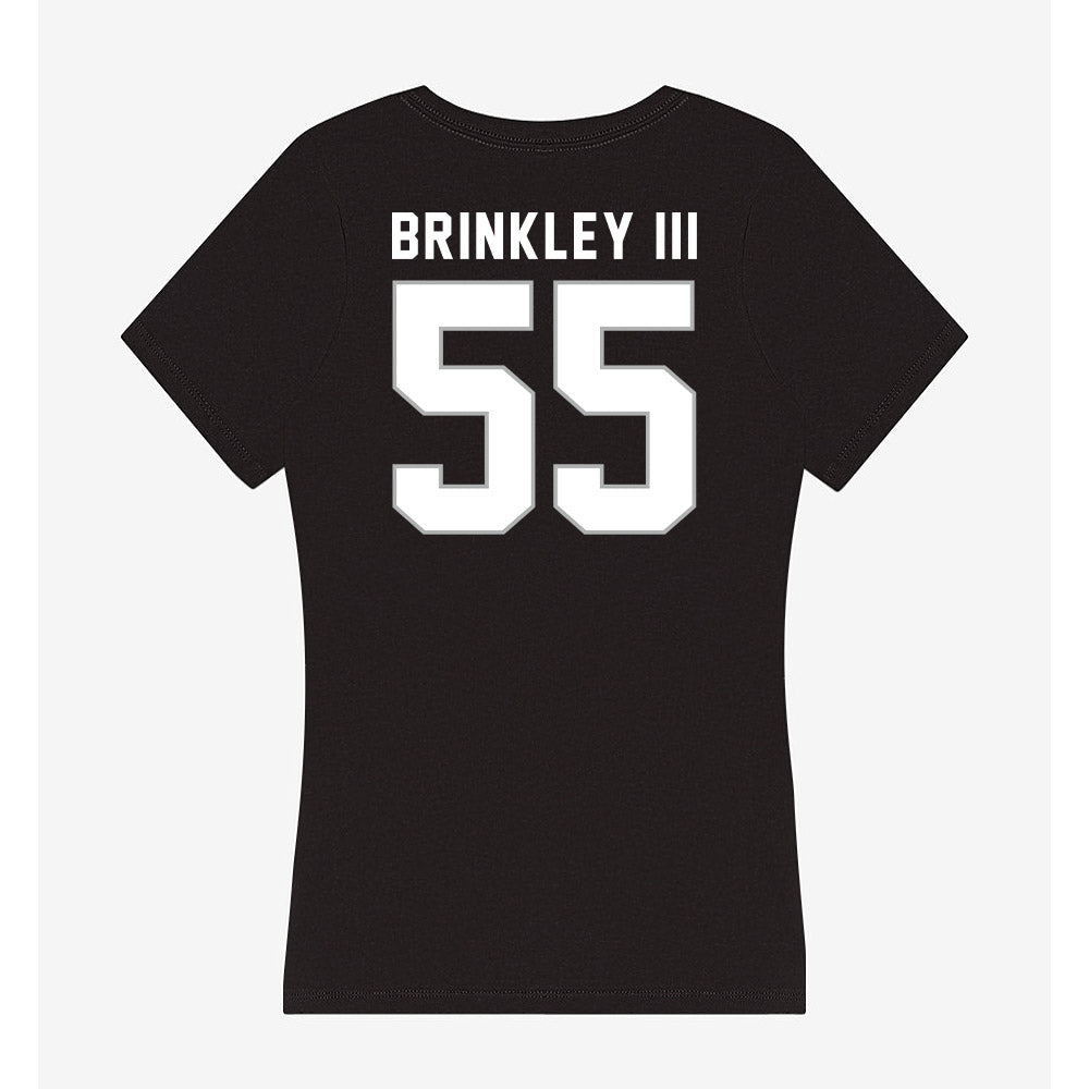 Northwest Missouri State - NCAA Football : Lorenzo Brinkley III - Women's V-Neck T-Shirt-1