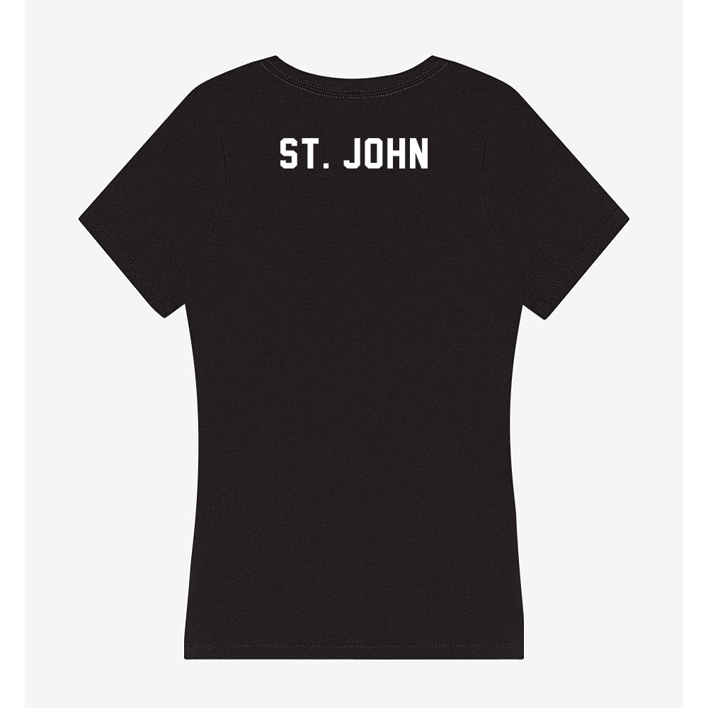 Northwest Missouri State - NCAA Men's Track & Field : Bentley St. John - Women's V-Neck T-Shirt-1