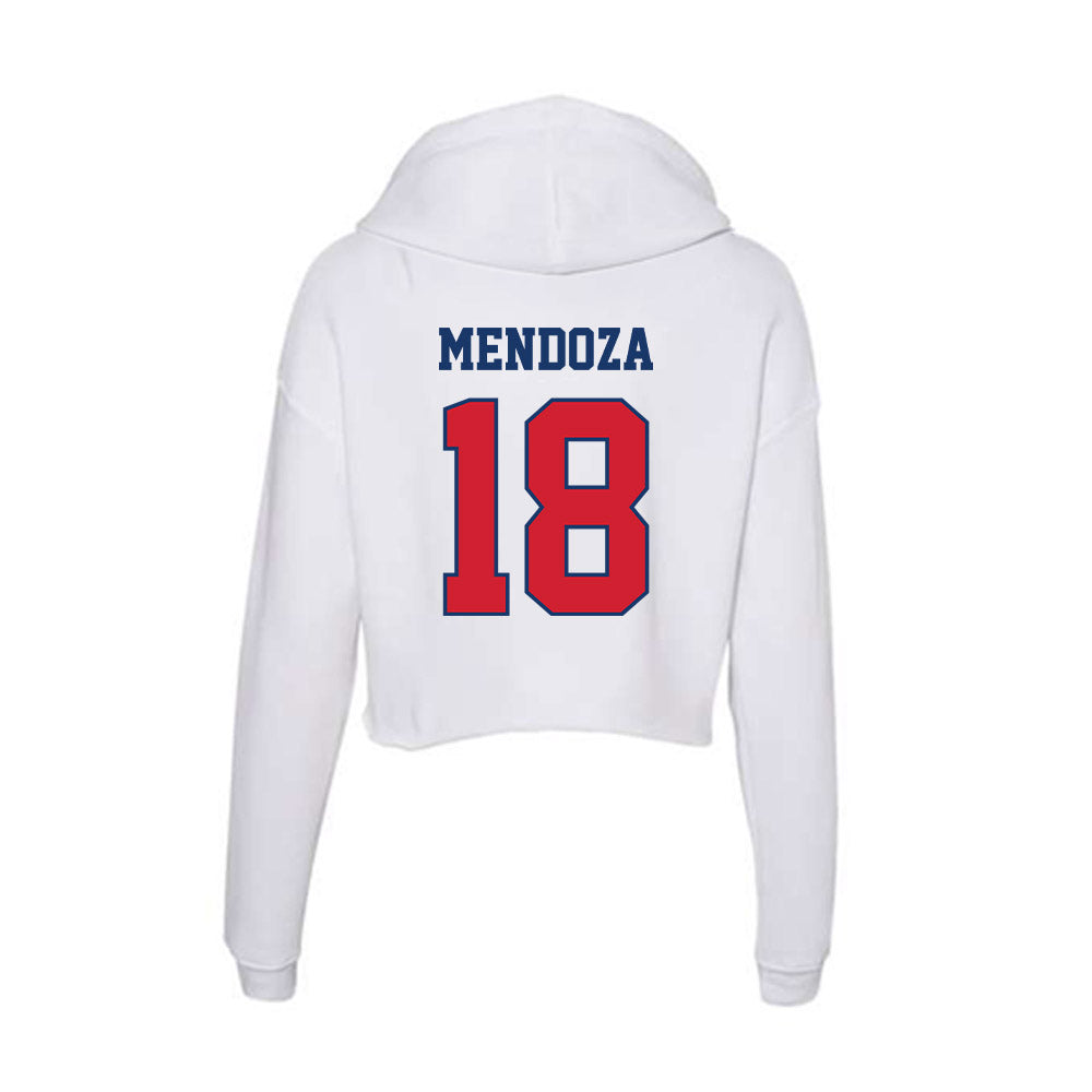 Francis Marion - NCAA Women's Volleyball : Mya Mendoza - Women's Crop Fleece Hoodie-1