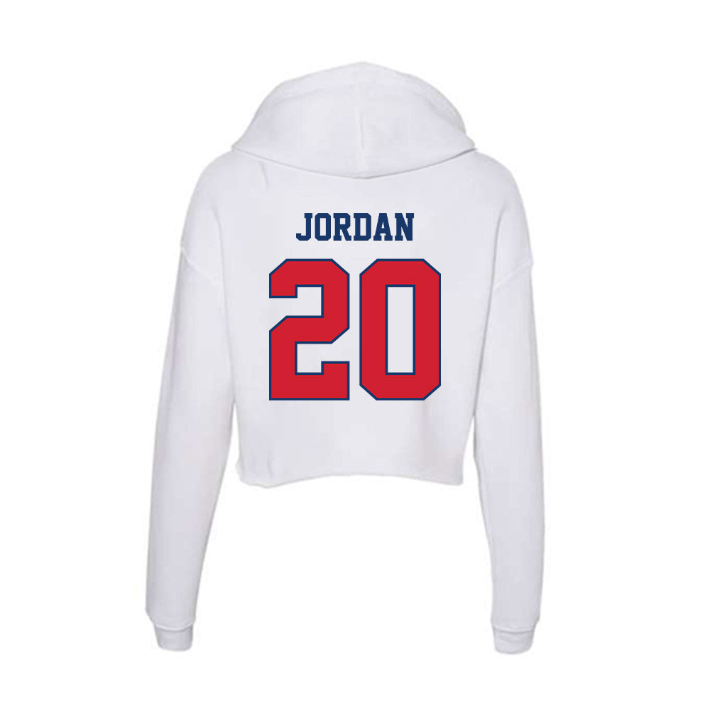 Francis Marion - NCAA Baseball : Robbie Jordan - Women's Crop Fleece Hoodie-1