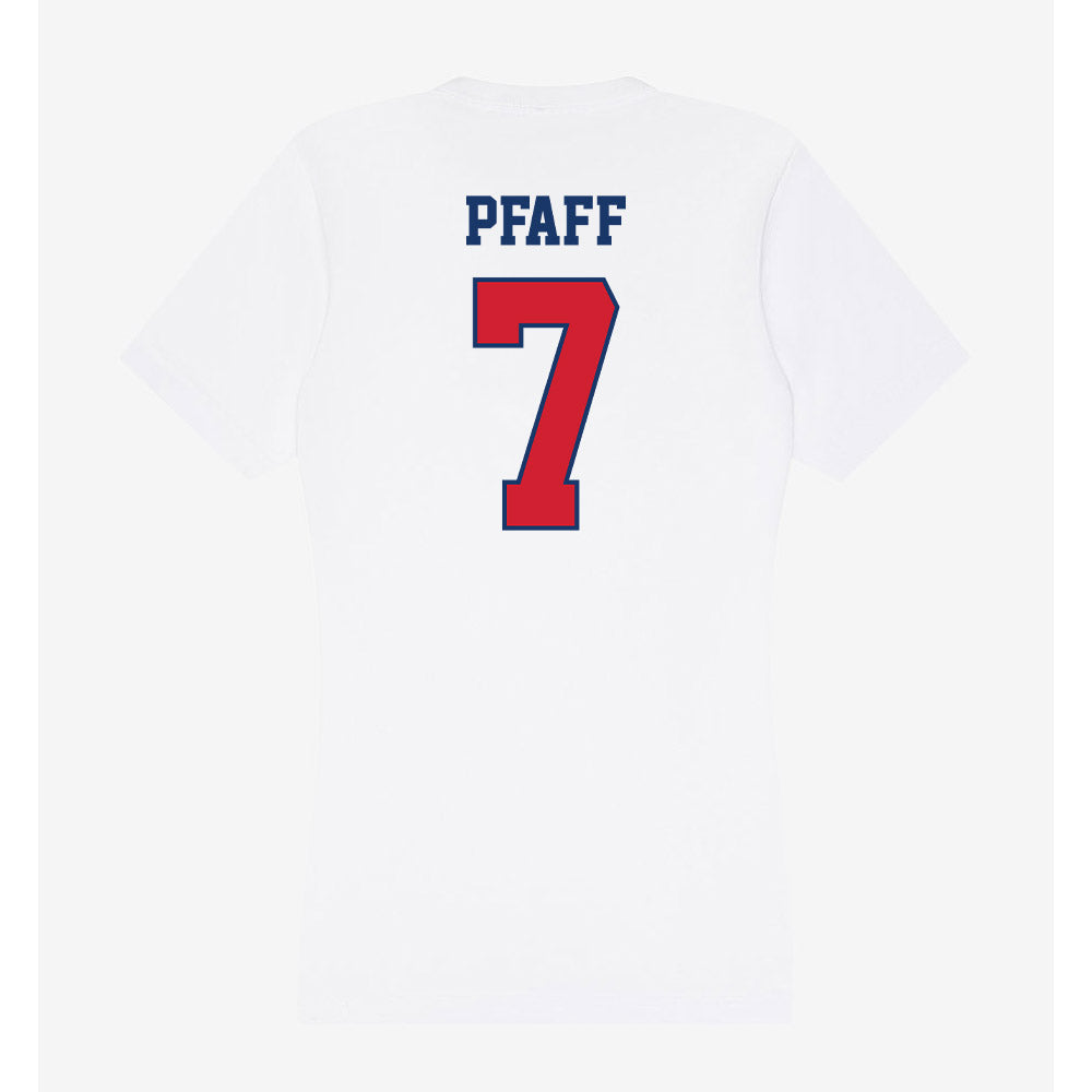 Francis Marion - NCAA Women's Soccer : Chloe Pfaff - Women's V-Neck T-Shirt-1
