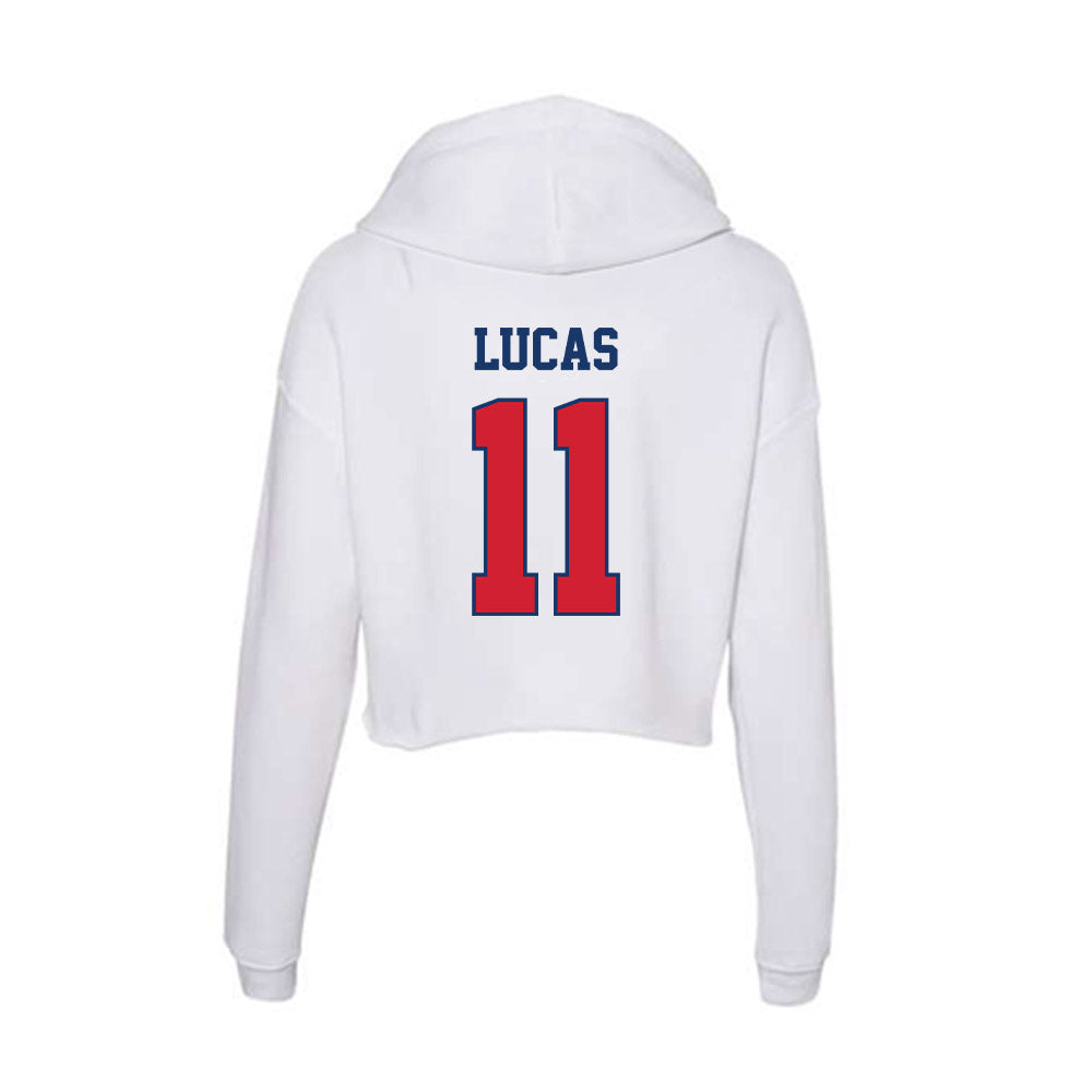 Francis Marion - NCAA Women's Volleyball : Caroline Lucas - Women's Crop Fleece Hoodie-1