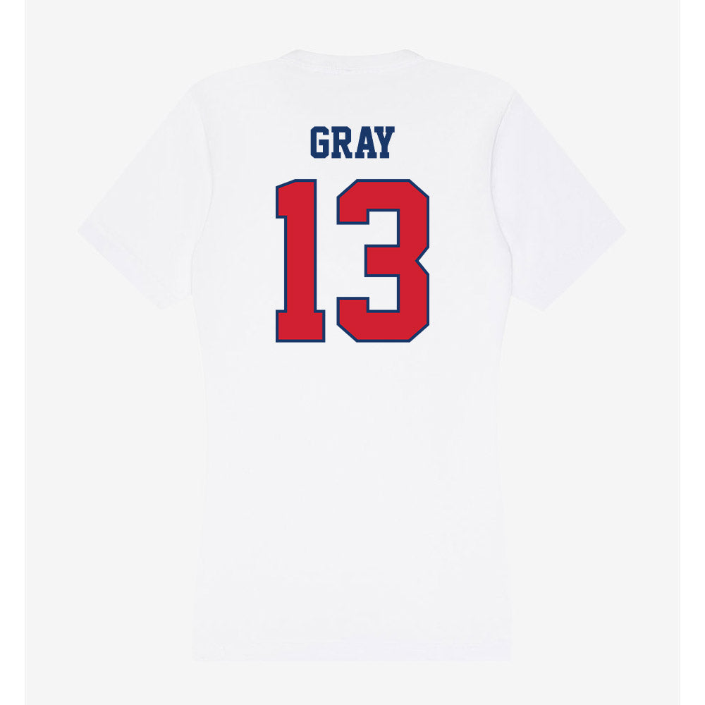 Francis Marion - NCAA Softball : Rylee Gray - Women's V-Neck T-Shirt-1