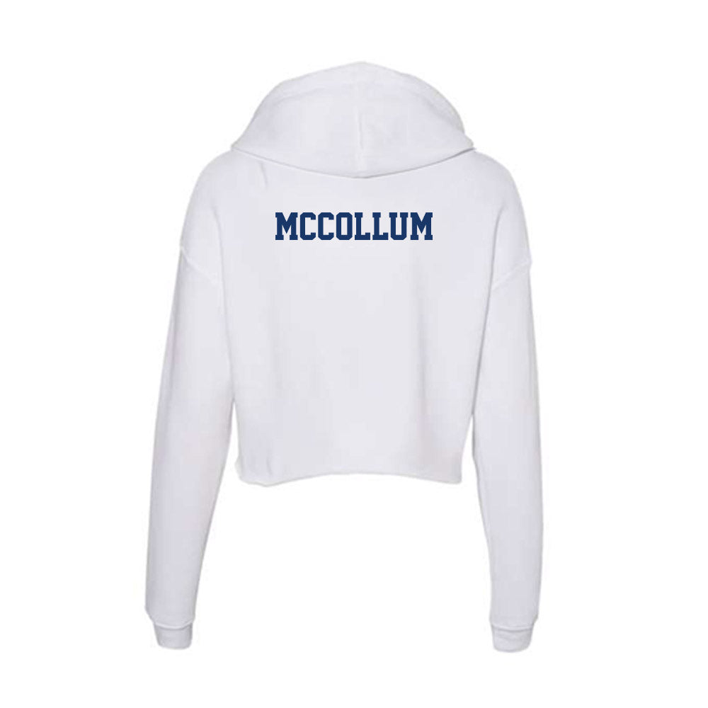 Francis Marion - NCAA Men's Track & Field : Larry Mccollum - Women's Crop Fleece Hoodie-1
