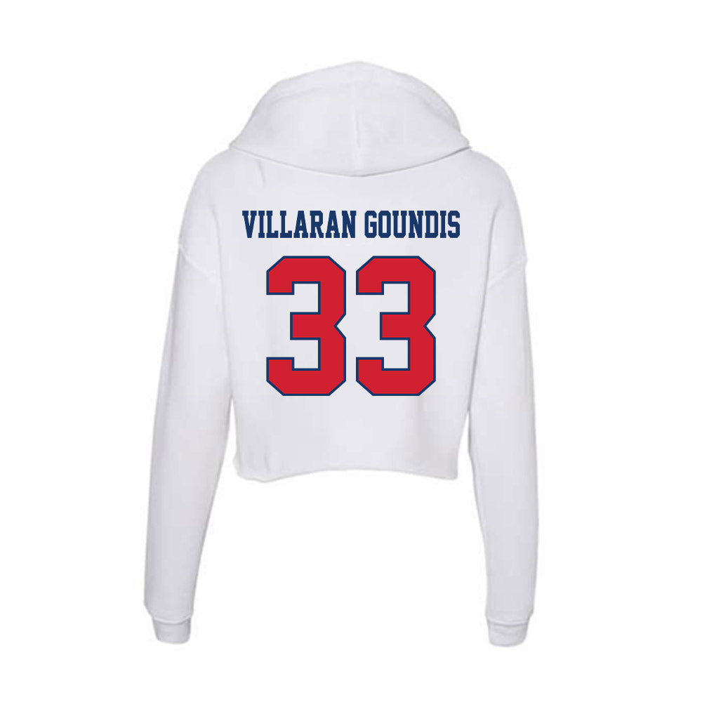 Francis Marion - NCAA Baseball : Dariel Villaran Goundis - Women's Crop Fleece Hoodie-1
