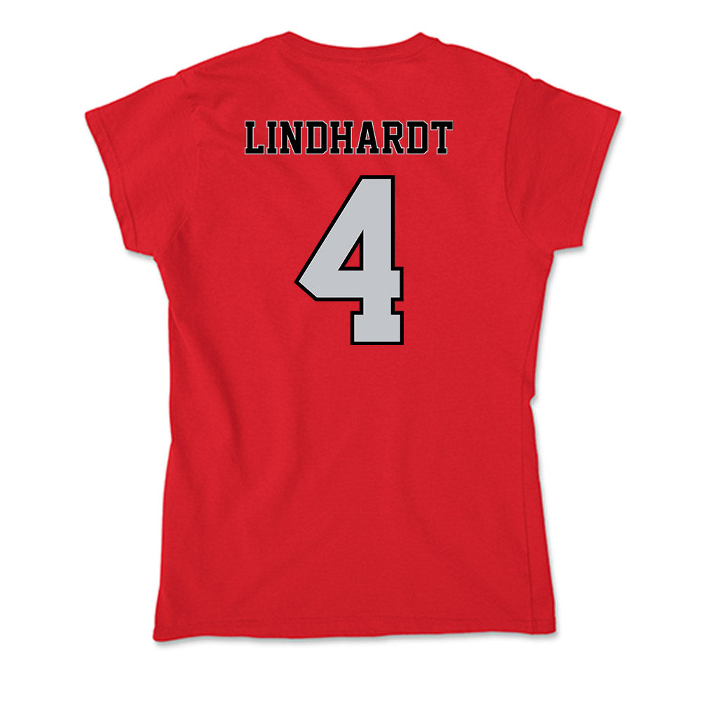 CSUN - NCAA Beach Volleyball : Kinley Lindhardt - Soft Style Women’s T-Shirt-1