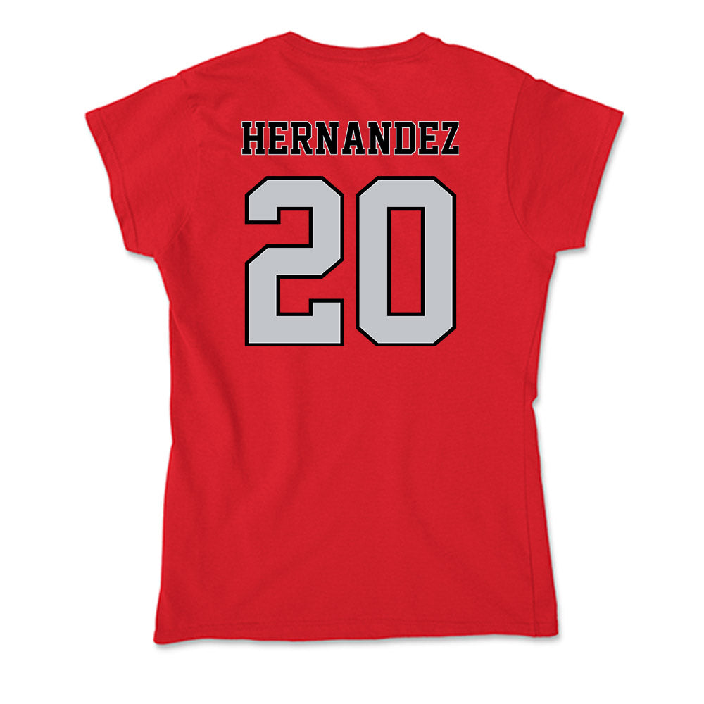 CSUN - NCAA Softball : Madilyn Hernandez - Soft Style Women’s T-Shirt-1