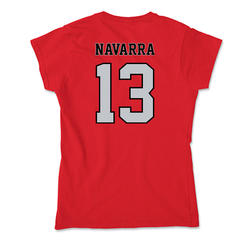 CSUN - NCAA Women's Soccer : Siena Navarra - Soft Style Women’s T-Shirt-1