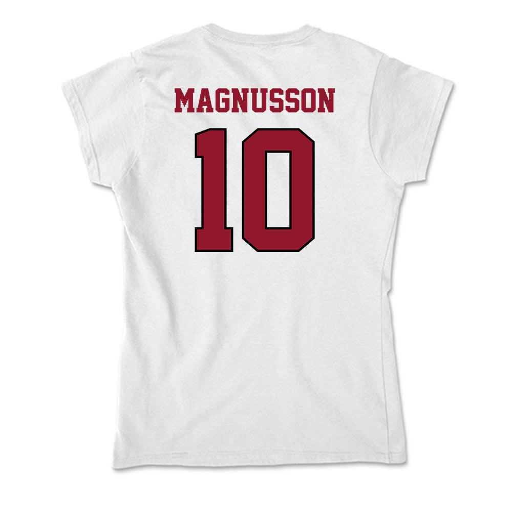 Lafayette College - NCAA Men's Tennis : Jake Magnusson - Soft Style Women’s T-Shirt-1