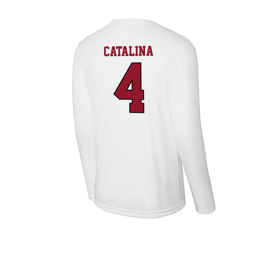 Lafayette College - NCAA Softball : Olivia Catalina - Activewear Long Sleeve T-Shirt-1