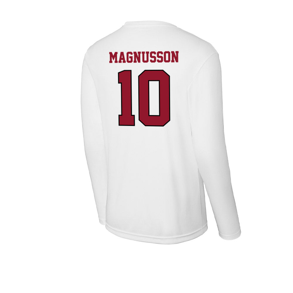 Lafayette College - NCAA Men's Tennis : Jake Magnusson - Activewear Long Sleeve T-Shirt-1