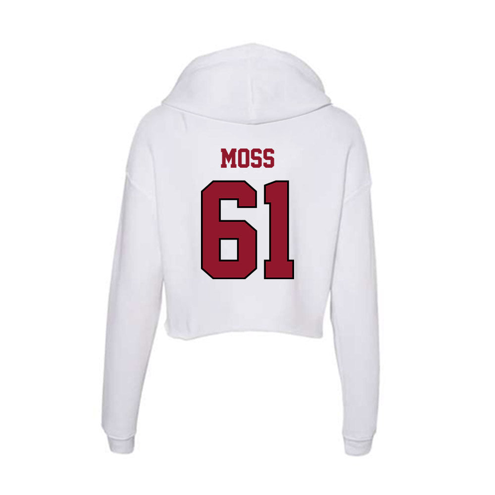 Lafayette College - NCAA Football : Parker Moss - Women's Crop Fleece Hoodie-1