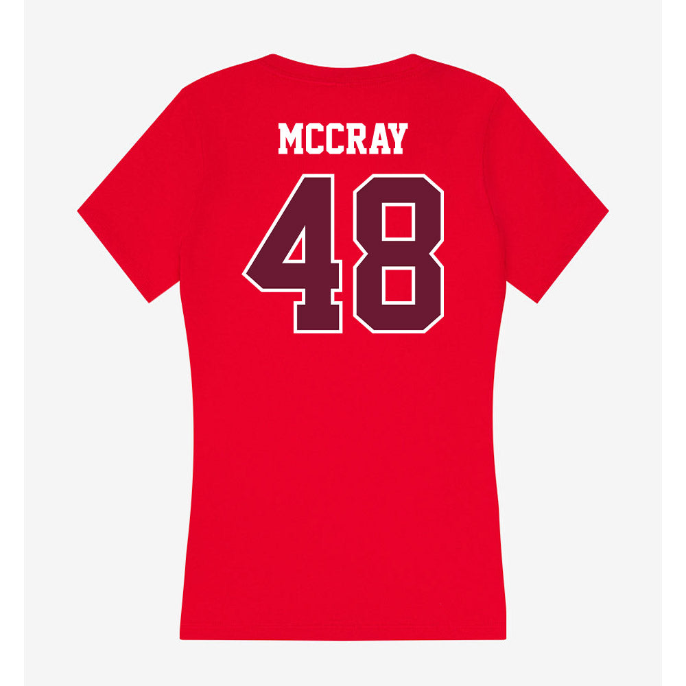 AAMU - NCAA Football : Elijah McCray - Women's V-Neck T-Shirt-1