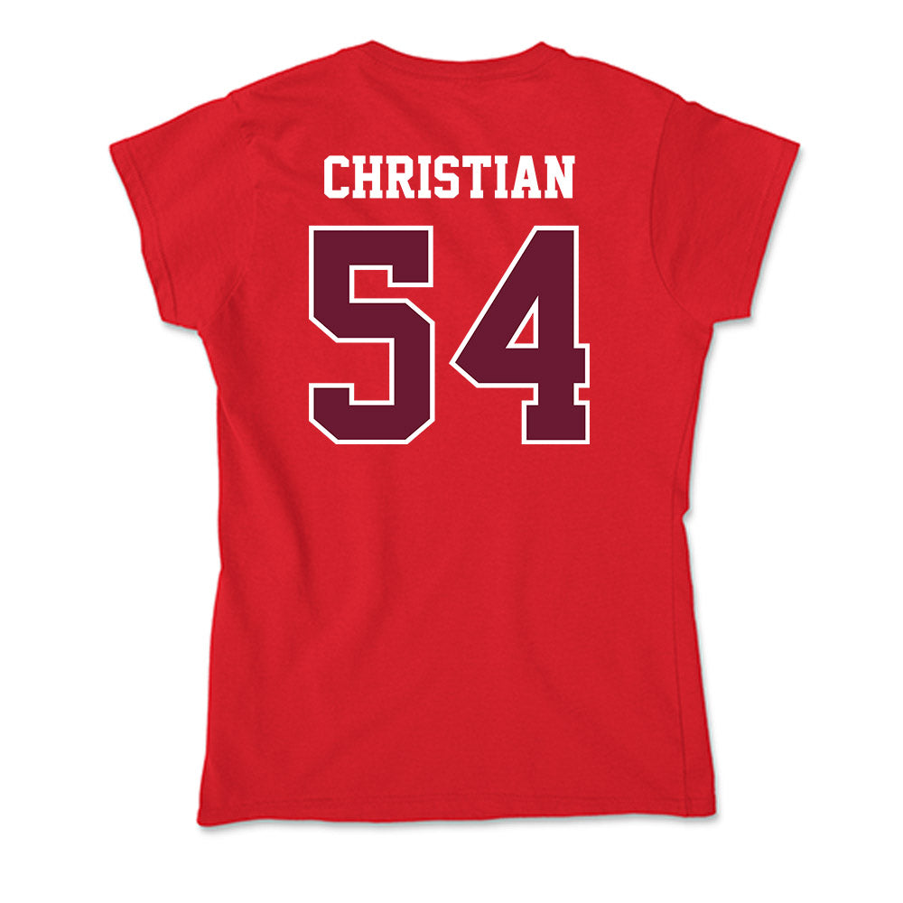 AAMU - NCAA Football : Jeremiah Christian - Soft Style Women’s T-Shirt-1
