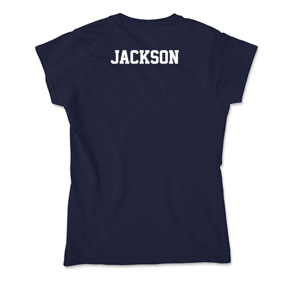 Jackson State - NCAA Men's Track & Field : BerNarjay Jackson - Soft Style Women’s T-Shirt-1