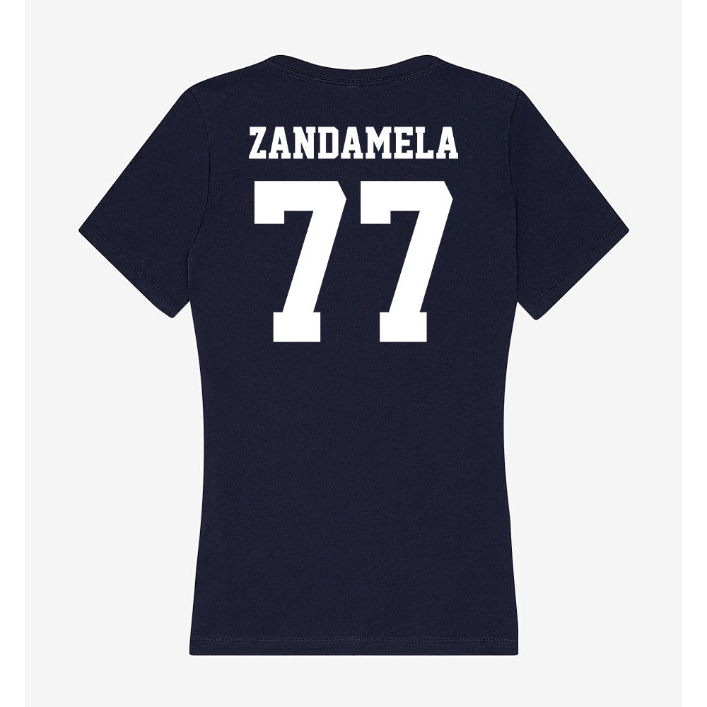Jackson State - NCAA Football : bruno zandamela - Women's V-Neck T-Shirt-1