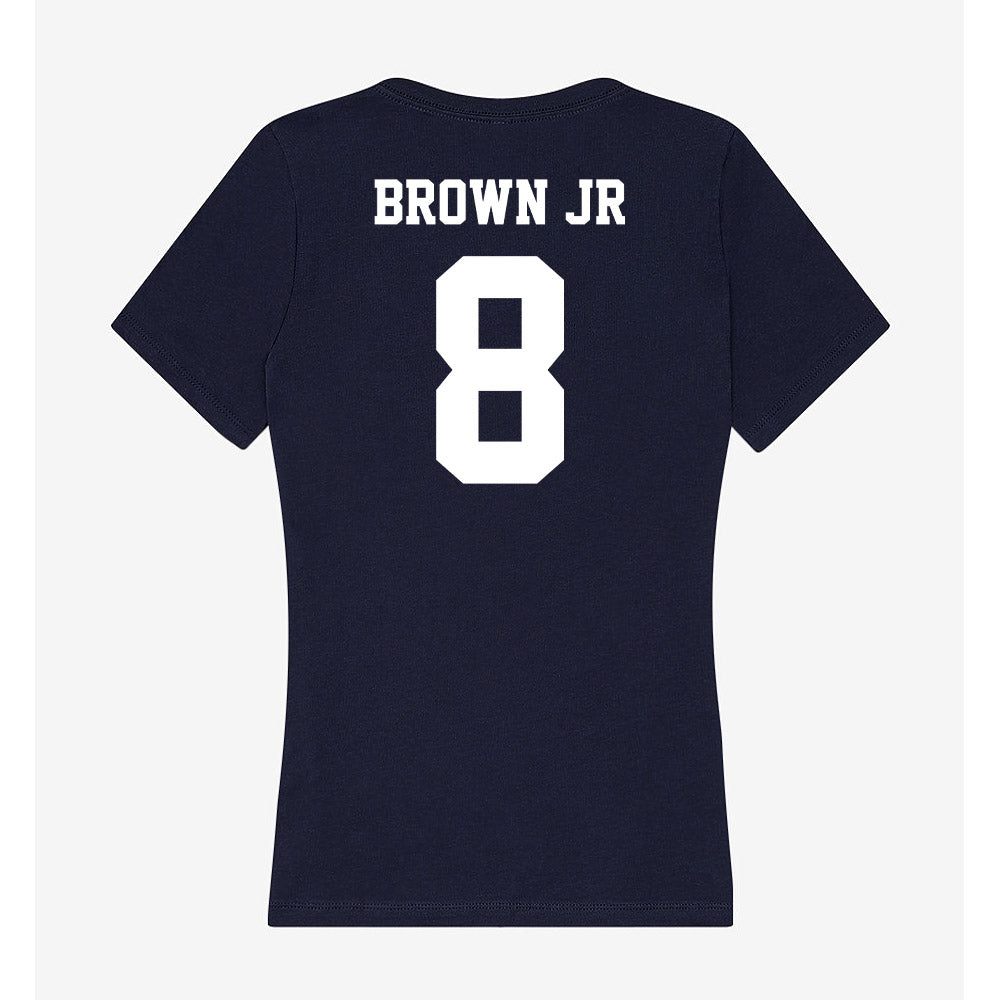 Jackson State - NCAA Football : John Brown Jr - Women's V-Neck T-Shirt-1