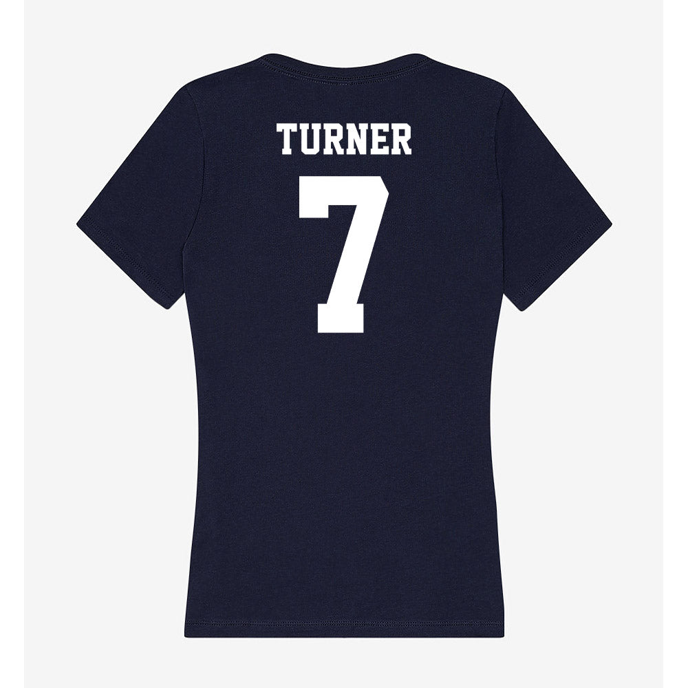 Jackson State - NCAA Men's Track & Field : Dominic Turner - Women's V-Neck T-Shirt-1