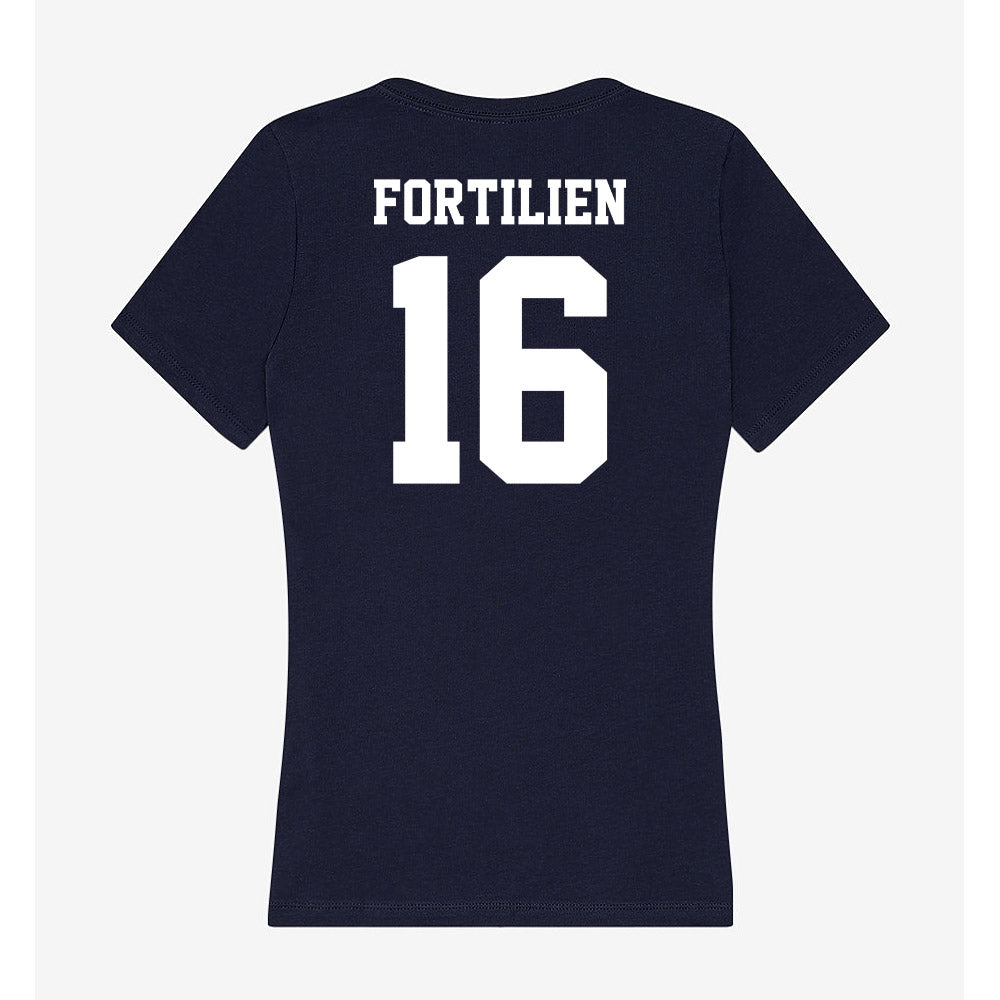 Jackson State - NCAA Football : Joanes Fortilien - Women's V-Neck T-Shirt-1