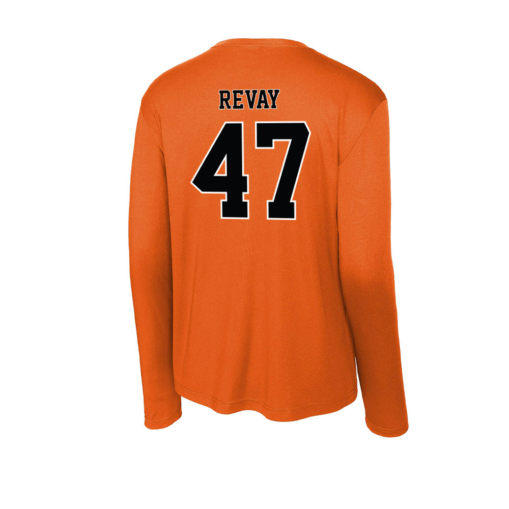 Pacific - NCAA Baseball : Carson Revay - Activewear Long Sleeve T-Shirt-1