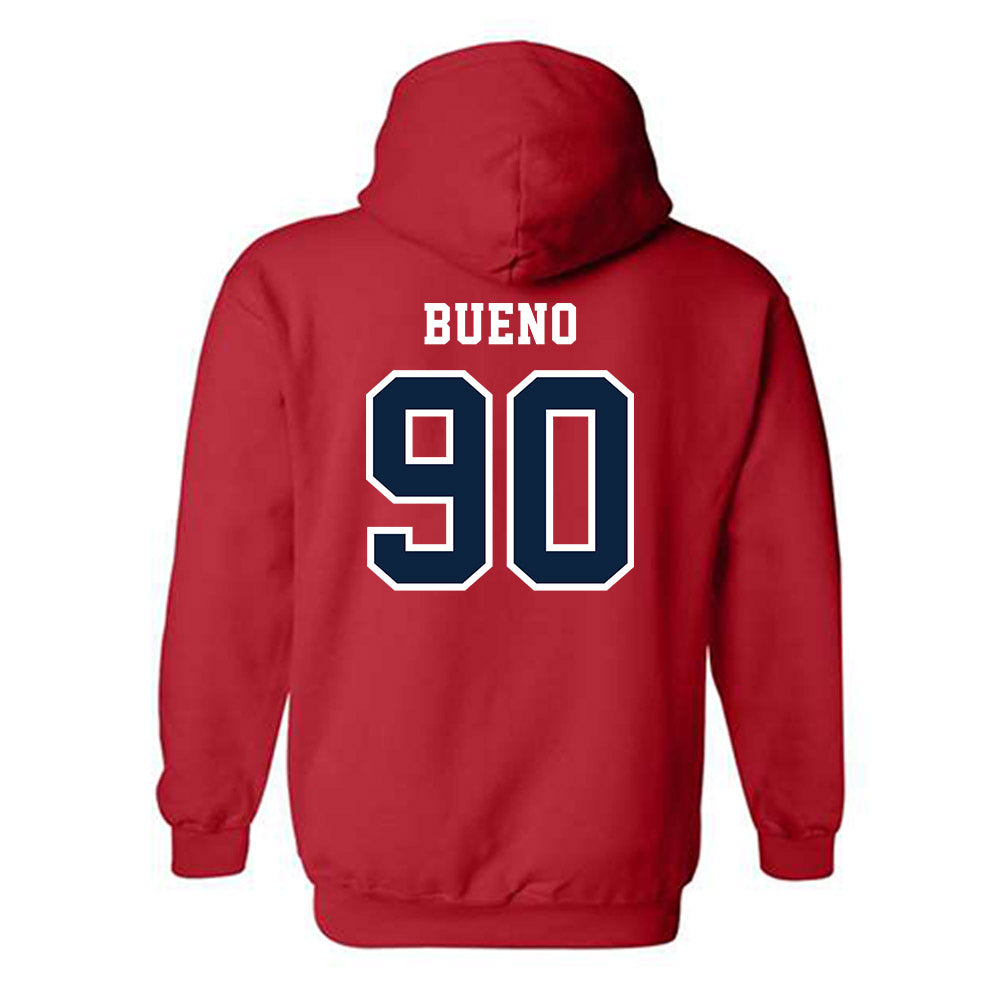 Stony Brook - NCAA Football : Khalid Bueno - Classic Shersey Hooded Sweatshirt-1