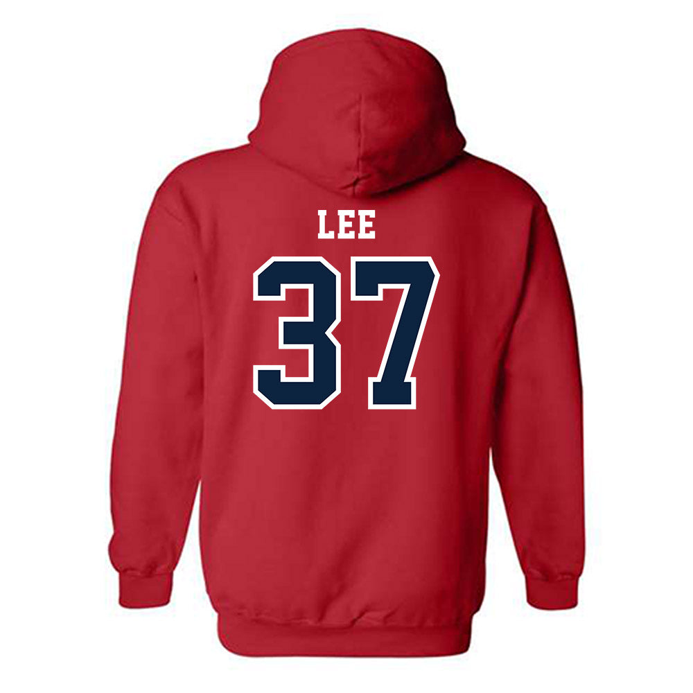Stony Brook - NCAA Football : Nathan Lee - Classic Shersey Hooded Sweatshirt-1