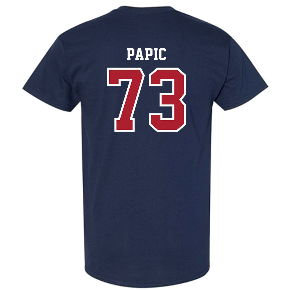 Stony Brook - NCAA Football : Niko Papic - Classic Shersey T-Shirt-1