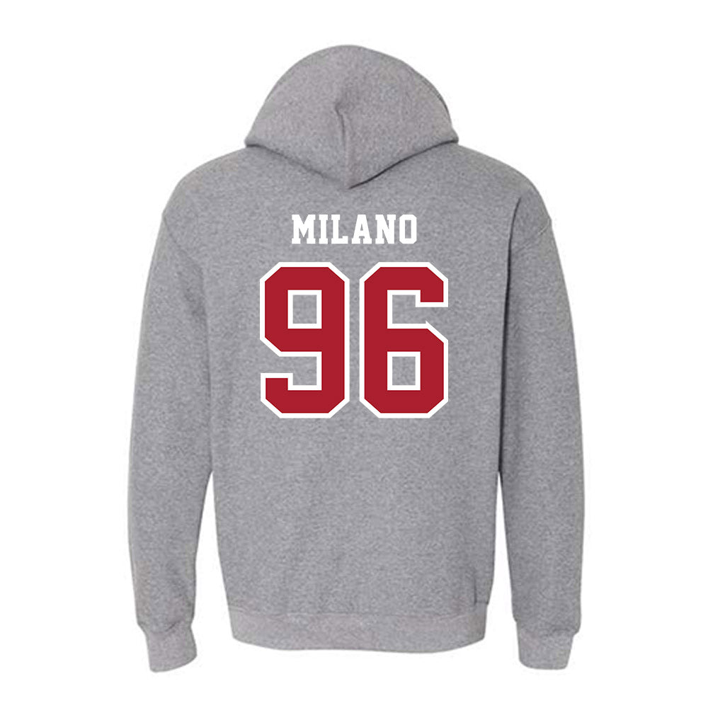 Stony Brook - NCAA Football : Franco Milano - Classic Shersey Hooded Sweatshirt-1