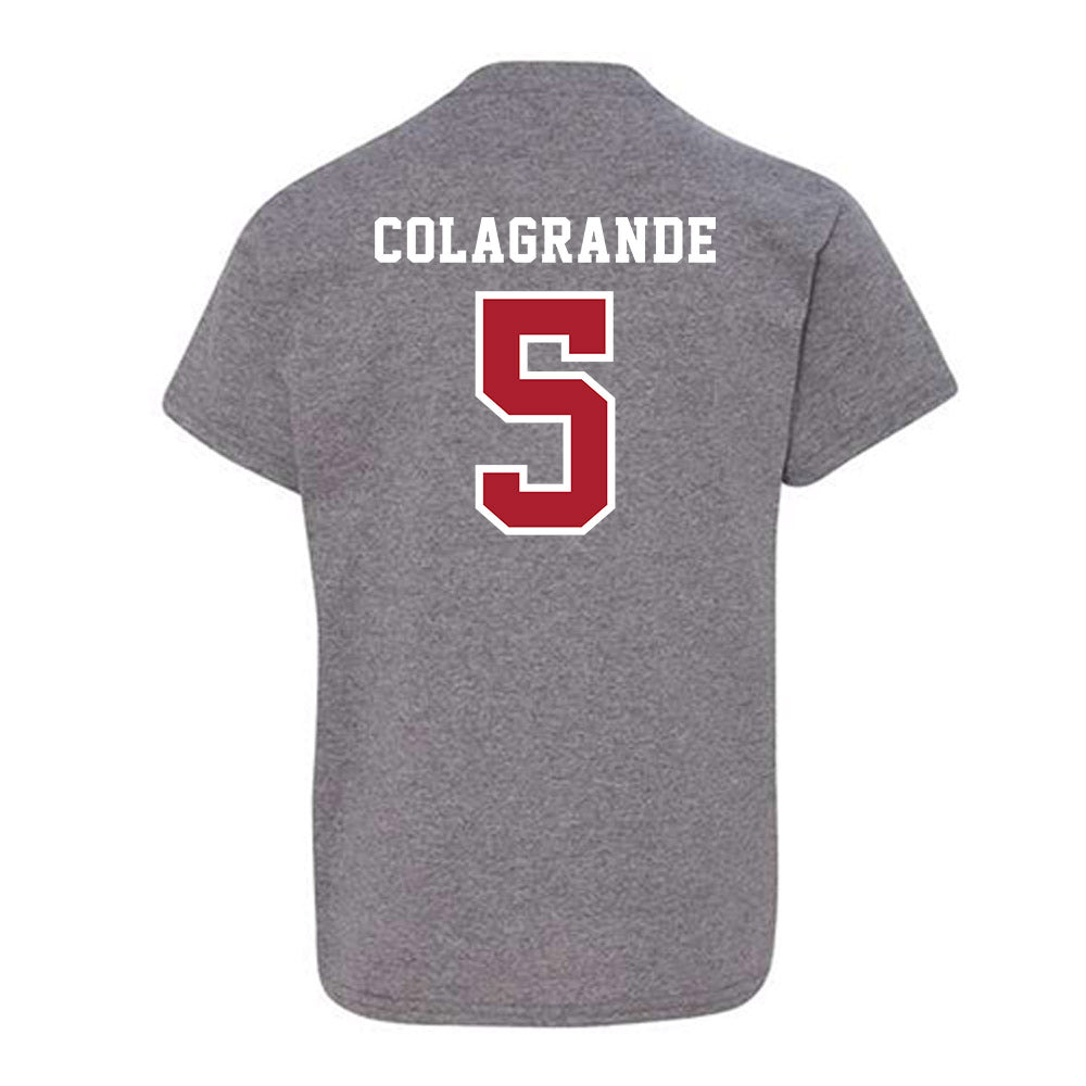 Stony Brook - NCAA Baseball : Hunter Colagrande - Classic Shersey Youth T-Shirt-1
