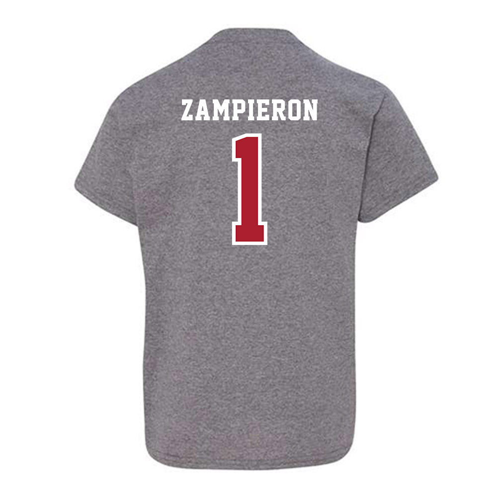 Stony Brook - NCAA Baseball : Nick Zampieron - Classic Shersey Youth T-Shirt-1