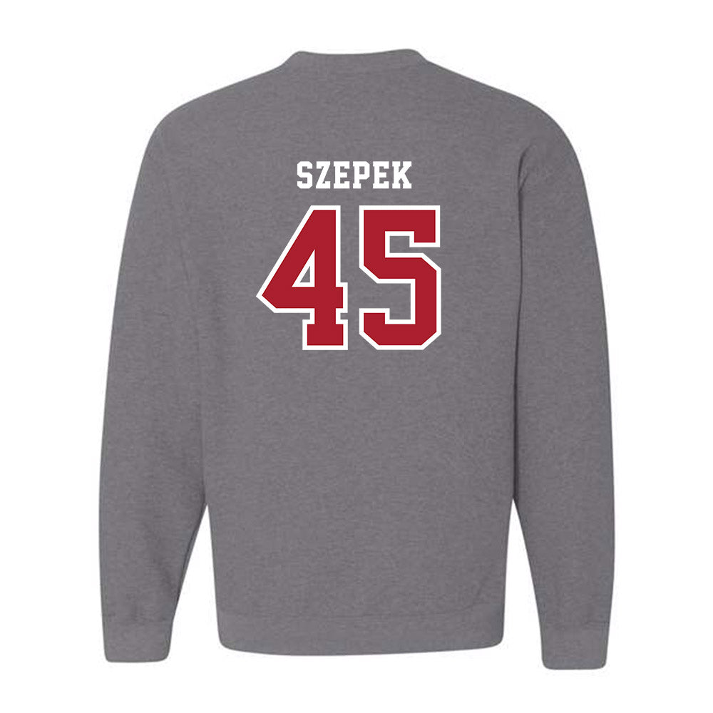 Stony Brook - NCAA Baseball : Luke Szepek - Classic Shersey Crewneck Sweatshirt-1