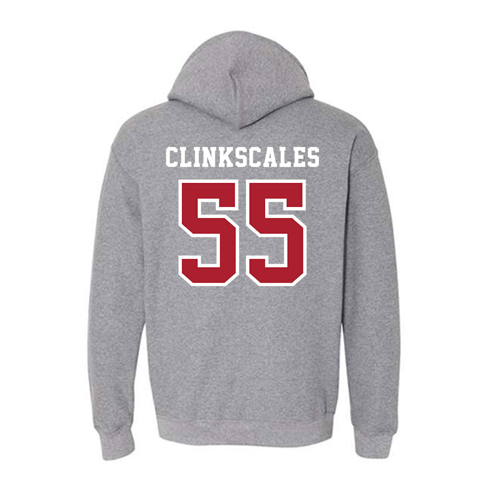 Stony Brook - NCAA Men's Lacrosse : Aiden Clinkscales - Classic Shersey Hooded Sweatshirt-1