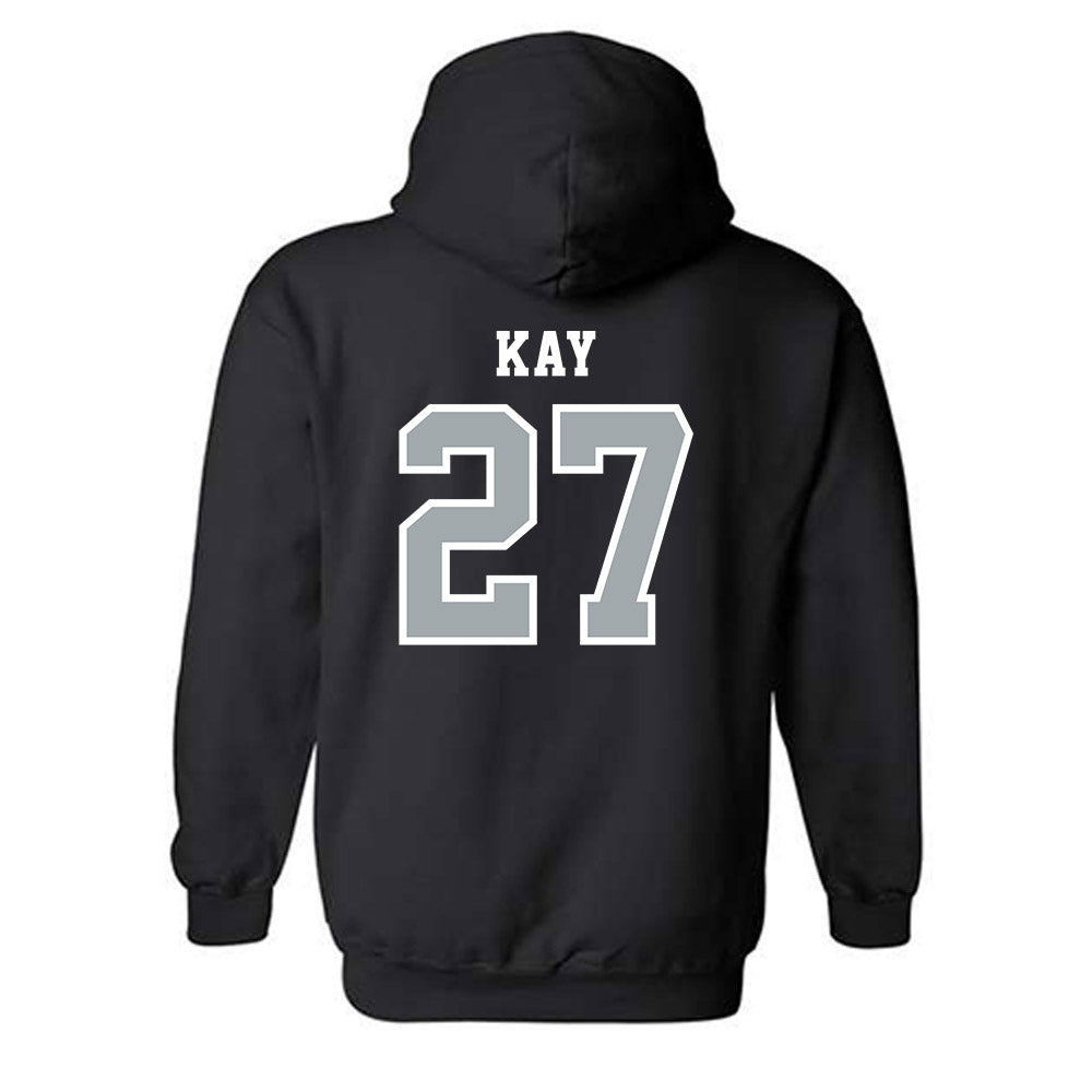 Stony Brook - NCAA Baseball : Evan Kay - Classic Shersey Hooded Sweatshirt-1