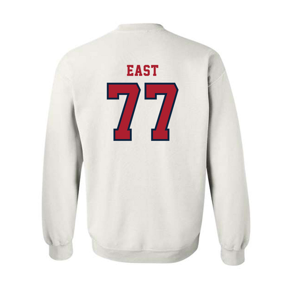 Stony Brook - NCAA Men's Lacrosse : Kyan East - Classic Shersey Crewneck Sweatshirt-1