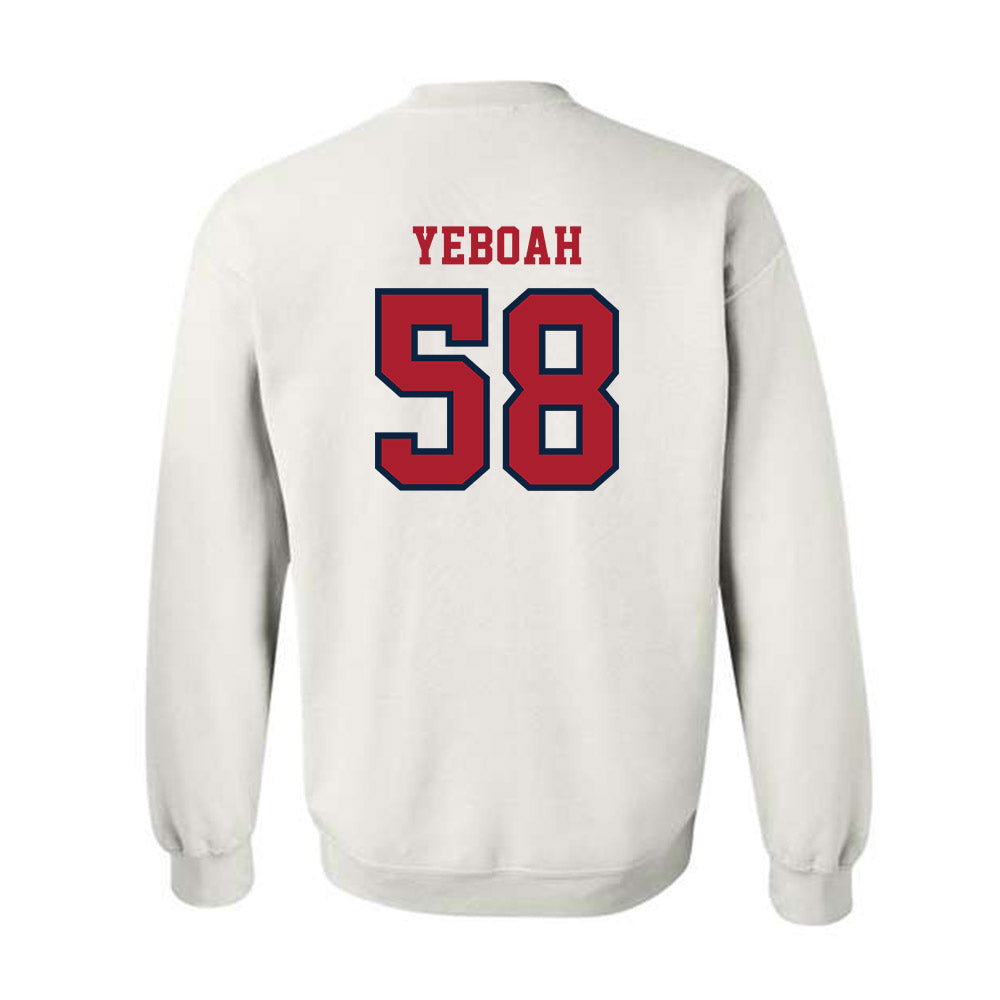 Stony Brook - NCAA Football : Kenneth Yeboah - Classic Shersey Crewneck Sweatshirt-1