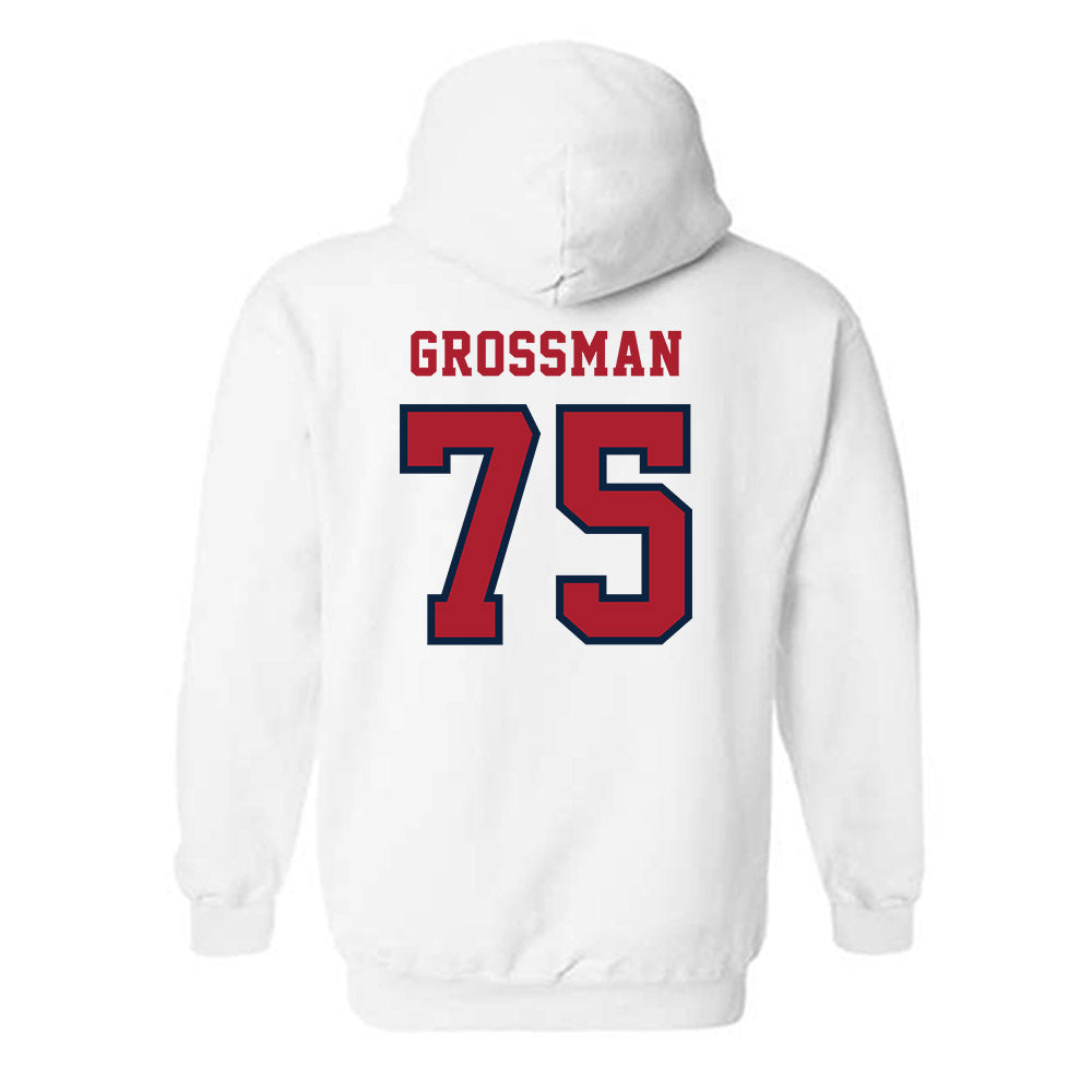 Stony Brook - NCAA Football : Matthew Grossman - Classic Shersey Hooded Sweatshirt-1