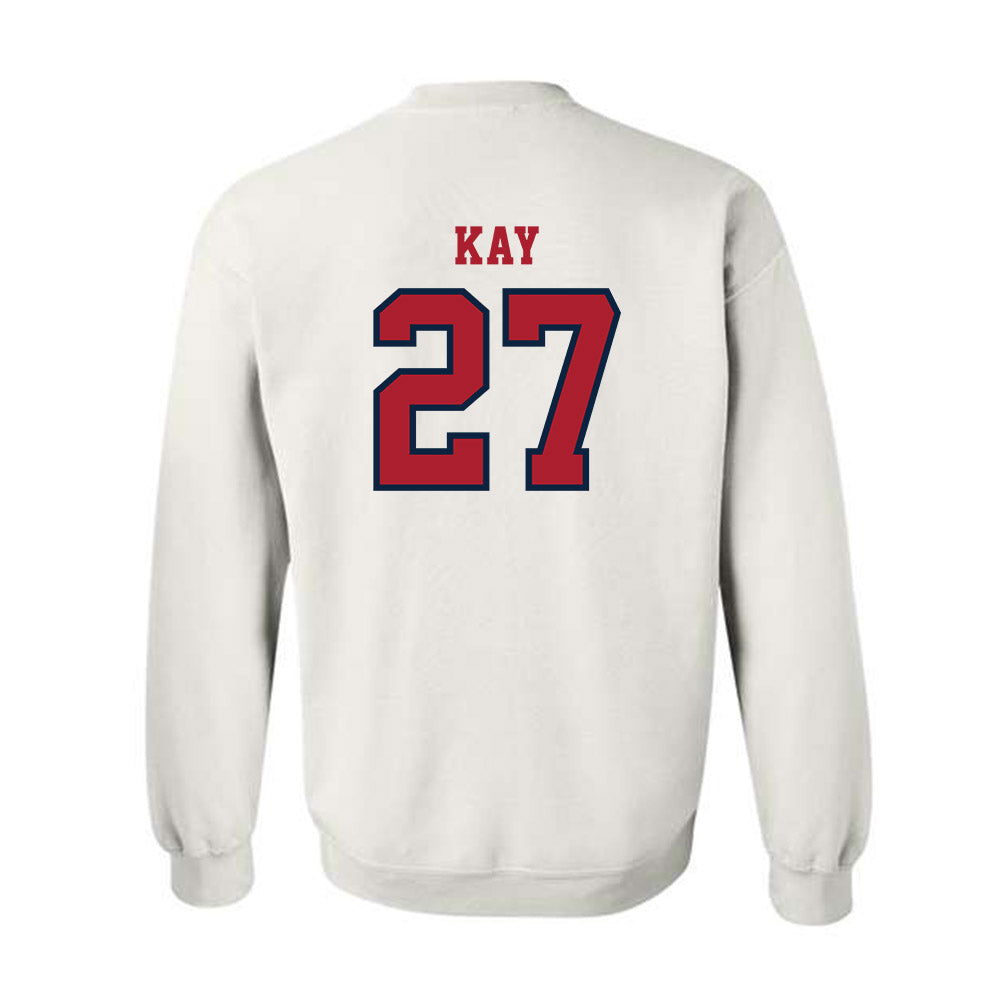 Stony Brook - NCAA Baseball : Evan Kay - Classic Shersey Crewneck Sweatshirt-1