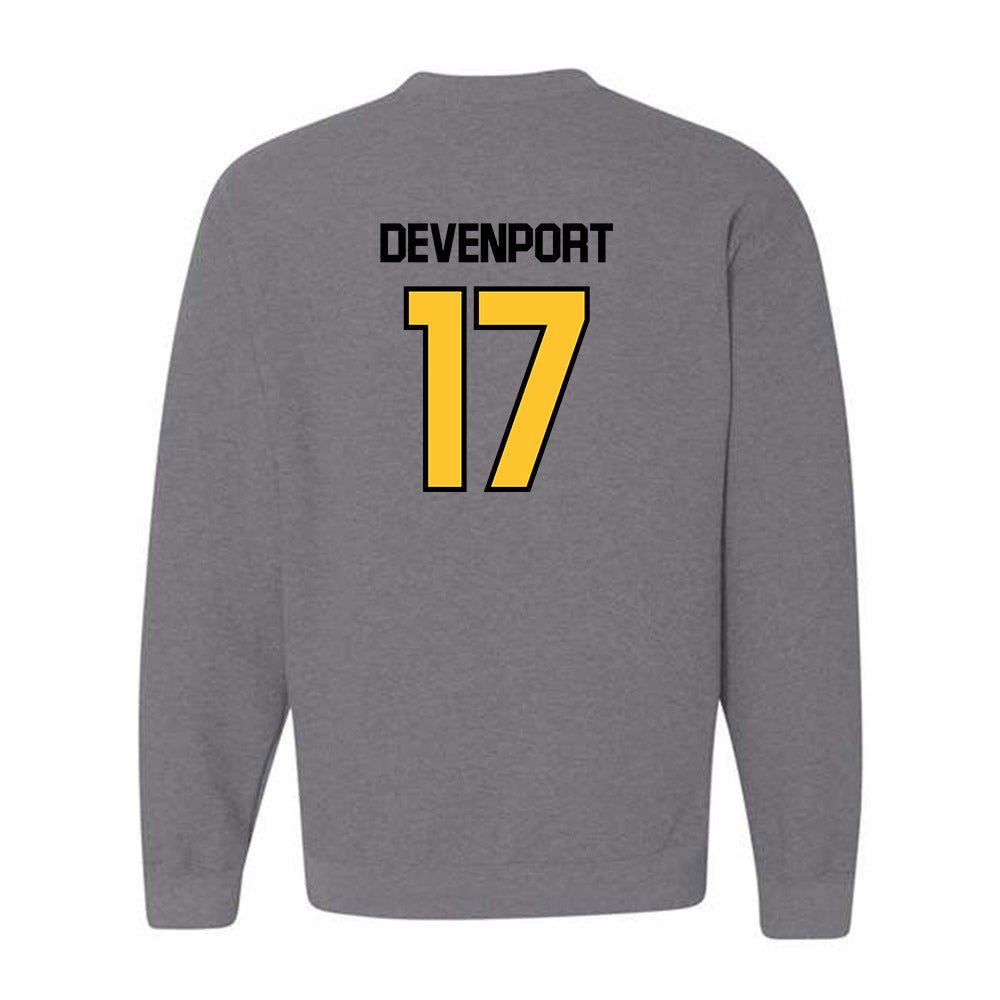 NKU - NCAA Baseball : Logen Devenport - Classic Shersey Crewneck Sweatshirt-1