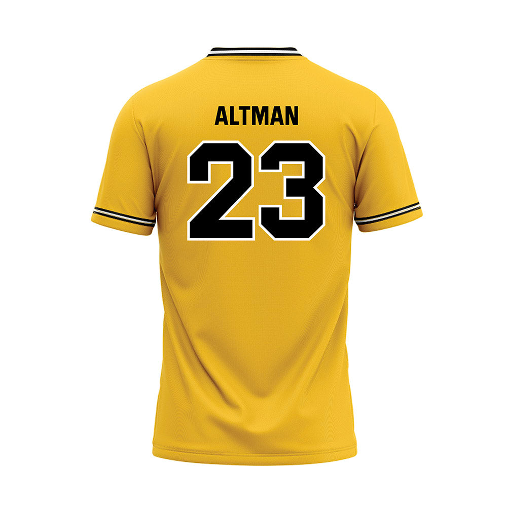 NKU - NCAA Baseball : Jake Altman - Gold Baseball Jersey-1