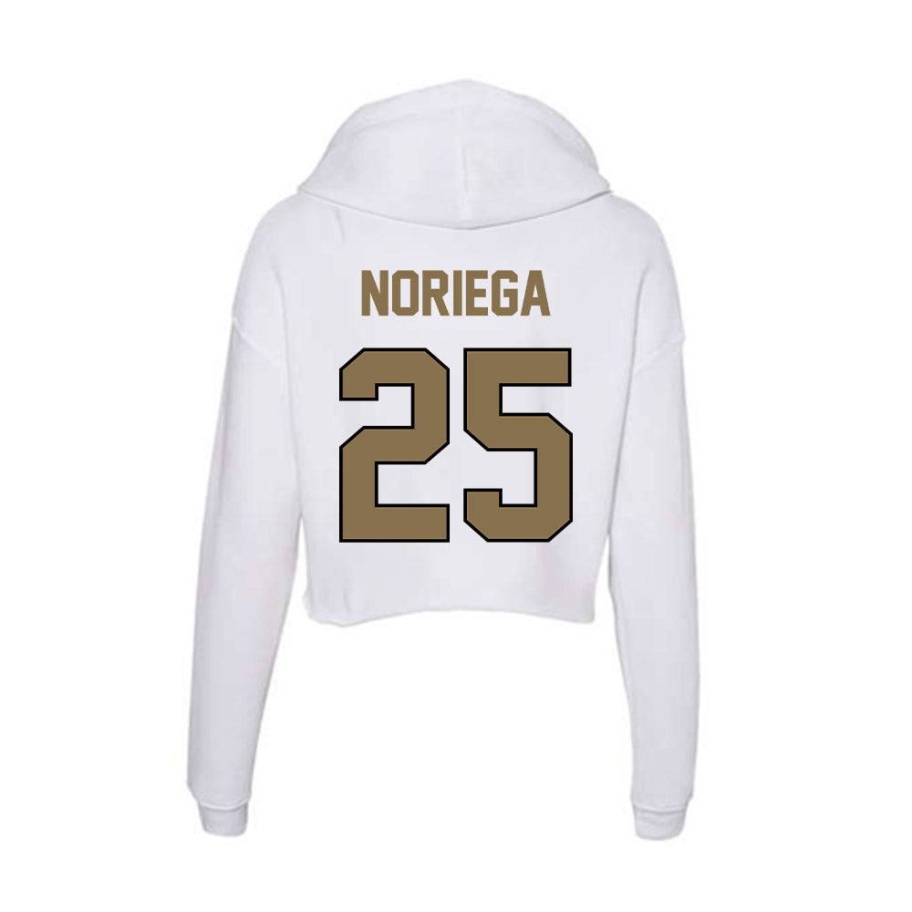 Bryant - NCAA Baseball : Gavin Noriega - Women's Crop Fleece Hoodie-1