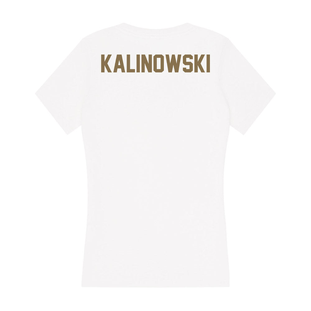 Bryant - NCAA Women's Track & Field : Amanda Kalinowski - Women's V-Neck T-Shirt-1