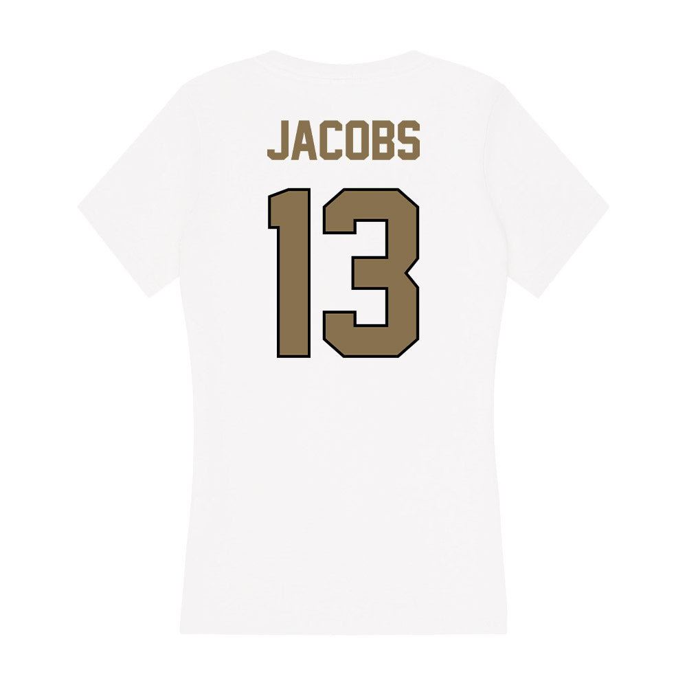 Bryant - NCAA Men's Soccer : Tibo Jacobs - Women's V-Neck T-Shirt-1