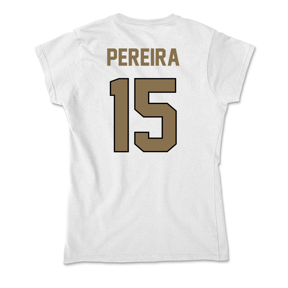 Bryant - NCAA Men's Soccer : Daniel Pereira - Soft Style Women’s T-Shirt-1